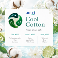 Capsules de lessive OEM 4-en-1 parfum Coton Frais, formule liquide, perles de lessive longue durée, fabricant