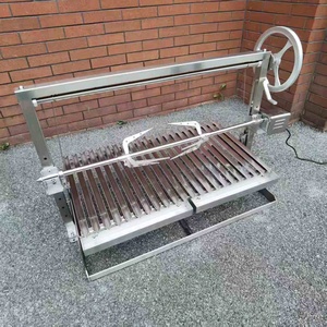 Parrilla de Carbón de Acero Inoxidable de 40 Pulgadas, Asador Santa María/BBQ Argentino con Asador Resistente GK1000E2R GK1000E2 - Product Image 4