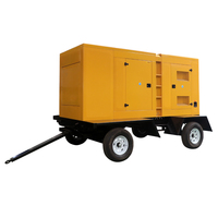 Générateur diesel silencieux de type remorque COMLER 250 kW-300 kW, groupe électrogène mobile résistant aux intempéries avec AMF pour les hôpitaux et les hôtels