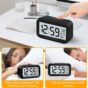 Wholesale LED Digital Desktop Alarm Clock Backlight Multifunction Quartz <b>Electronic</b> Table Featuring Modern Design <b>Calendar</b> - Product Image 5