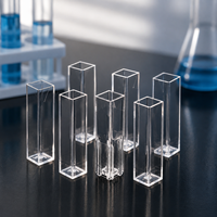 Degao Disposable Plastic Cuvette 1.5ml 4.5ml with High Transparency for Laboratory Absorbance and Colorimetric Analys