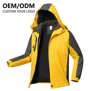 Chaqueta de exterior de talla grande para hombre, chaqueta de viento cálido, impermeable, con Logo impreso, informal, para adultos, de <span class=keywords><strong>punto</strong></span> <span class=keywords><strong>grueso</strong></span>, para invierno - Product Image 2