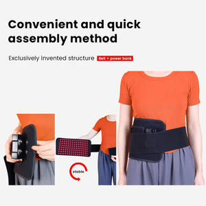 IDEATHERAPY alta calidad portátil 660nm 850nm terapia de luz roja infrarroja cinturón de masaje dispositivo de mano para aliviar el dolor cintura - Product Image 3