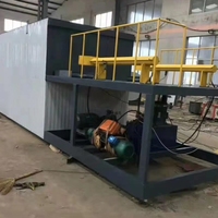 Machine de construction routière à performance stable 55000W 380V/220V, machine à décanter à tambour DT8 8-10TPH pour la fusion du bitume