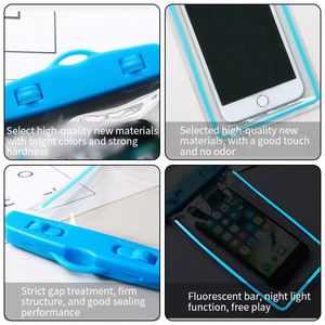 Nouvelle pochette étanche en TPU personnalisée avec logo promotionnel pour téléphone portable à porter autour du cou, idéale pour un cadeau - Product Image 3
