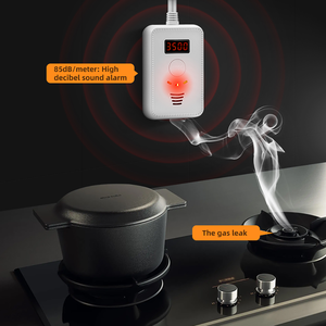 Yüksek kaliteli ev güvenlik yangın uyarısı karbondioksit Alarm kalite güvenlik sistemi ile LPG gaz dedektörü - Product Image 4