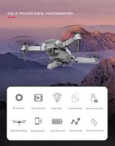 Mini Dron E88 Pro para Principiantes, Cámara Dual, Plegable, FPV, Quadcopter RC con Control por Gestos, Compra al por Mayor, Precio Económico - Product Image 3
