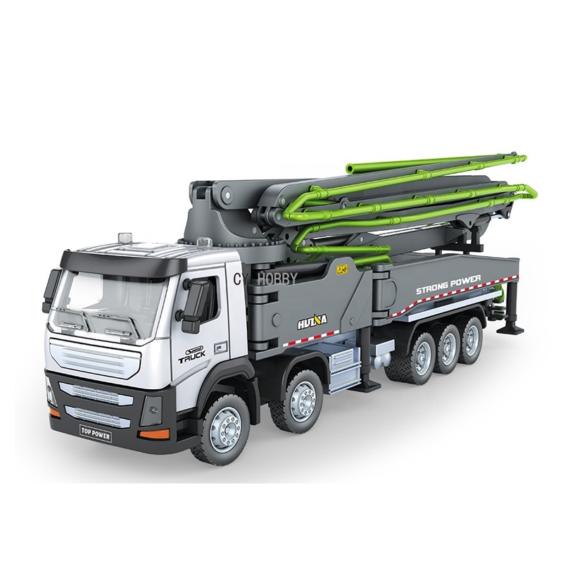 Huina 1709 1:50 Alloy Concrete Pump Truck - Toy for Kids