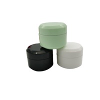 Conteneur vide à Double paroi pour ongles, 5g, 8g, 15g, 30g, PP, blanc, noir, flacon de Gel UV, Pot en plastique, conteneur de Lotion