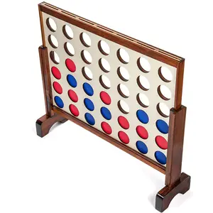 2022 children's toys Four In A Row Games Classic Wooden Educational Toy Kids Garden Games Giant Wooden Connect 4