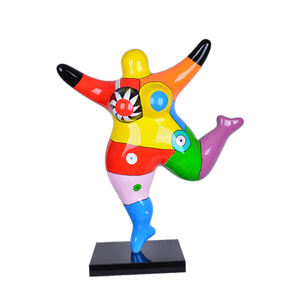 รูปปั้นผู้หญิงเปลือยที่สวยงามรูปปั้นผู้หญิงทำจากเรซิ่นเต้นรำสำหรับตกแต่งบ้านและสวน - Product Image 4