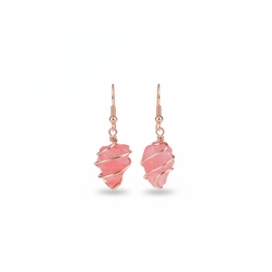 Natural Feng Shui <b>Mascot</b> Through-Carved Agate Gemstone Cluster Pendant Earring Wire-Wrapped Eco-Friendly Made in Gujarat - Product Image 2