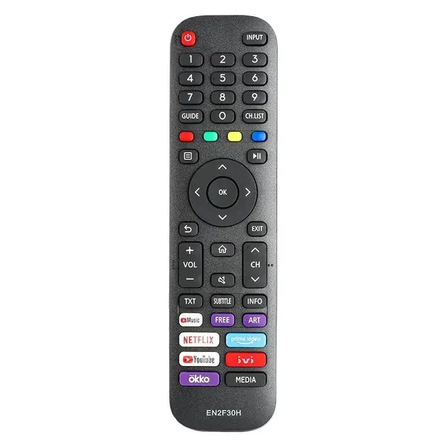 EN2F30H For Hisense Smart TV Remote Control Replacement With NETFLIX PrimeVideo YouTube Buttons 43S4 50S5 58S5 70S5