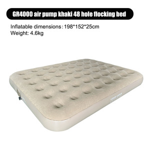 Flocking Inflatable Mattress Outdoor <strong>Portable</strong> Collatable Foldable Multi-Size Inflatable Bed Household <strong>Air</strong> Cushion Bed