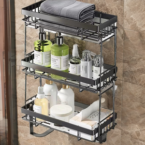 Estante Organizador de Baño de Metal de 3 Niveles, Multifuncional, para Ahorrar Espacio sobre el Inodoro - Product Image 2