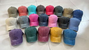 Cappellino da Baseball in velluto lavato <span class=keywords><strong>per</strong></span> tutte le stagioni primavera estate Retro a 5 pannelli Soft Top protettivo solare con tesa curva stile vecchio berretto - Product Image 6