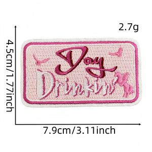 Patch brodé populaire broderie personnalisée Howdy fer sur des patchs de chapeau de Cowboy pour les femmes chapeau sac à dos sac vêtements décoration - Product Image 3