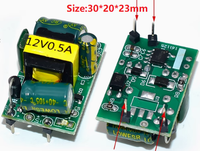 12W 24W AC 100-240V à DC 5V 12V 0.3A 0.4A 0.5A 24V 0.8A 1A 1.5A 2A SMPS Carte de module de convertisseur de puissance 5v 3a avec en-tête de broche