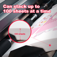 Machine de découpe et d'embossage numérique A3 MOMOTECH à alimentation automatique par servomoteur pour papier d'étiquettes et découpe de contour