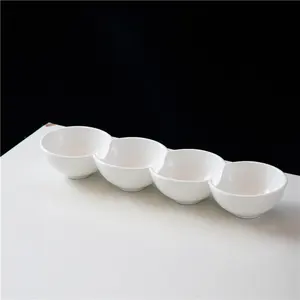 Vendita diretta della fabbrica personalizzato vano del partito che serve piatti in ceramica set antipasto tapas ciotola