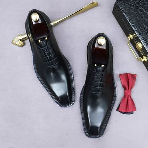 รองเท้าหนังแท้สำหรับผู้ชาย: สำหรับเจ้าบ่าว งานแต่งงาน และงานทางการ ธุรกิจ หนังวัวแท้ ทำมือ สไตล์อังกฤษ หรูหรา ระดับไฮเอนด์ - Product Image 1