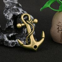 Bijoux ancre de Style réunion, pendentif ancre en métal cuivre, vente en gros