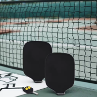 MST Pickleball noir tendance, portable, flexible, imperméable, de haute qualité, avec logo personnalisé, pour toutes les saisons, vente chaude