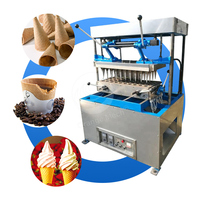 ORME Machine automatique à gaufres et à cornets de crème glacée pour biscuits comestibles, pizze, café, oeuf, prix du gaz