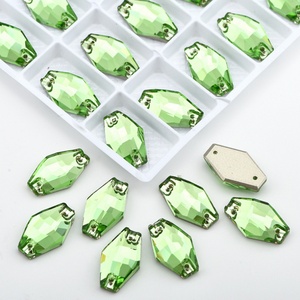 OLeeya Pedrería Personalizada a Granel, Pedrería Hexagonal/de Cristal para Coser, Cristales de Strass para Ropa y Vestidos - Product Image 5