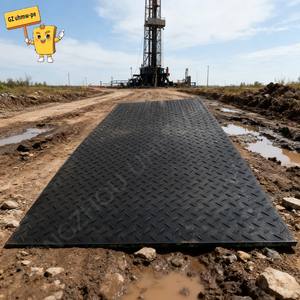 Tapis de sol composites en UHMWPE et HDPE noirs, offrant une résistance supérieure à l'usure et une longue durée de <span class=keywords><strong>vie</strong></span> pour les sites de forage - Product Image 6