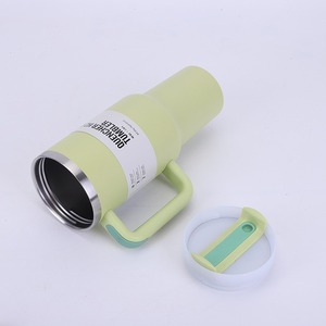 Vaso Térmico Portátil de Acero Inoxidable de 40 oz con Asa, Aislamiento Térmico de 6-12 Horas para Bebidas Frías/Calientes, Ideal para Fiestas - Product Image 4