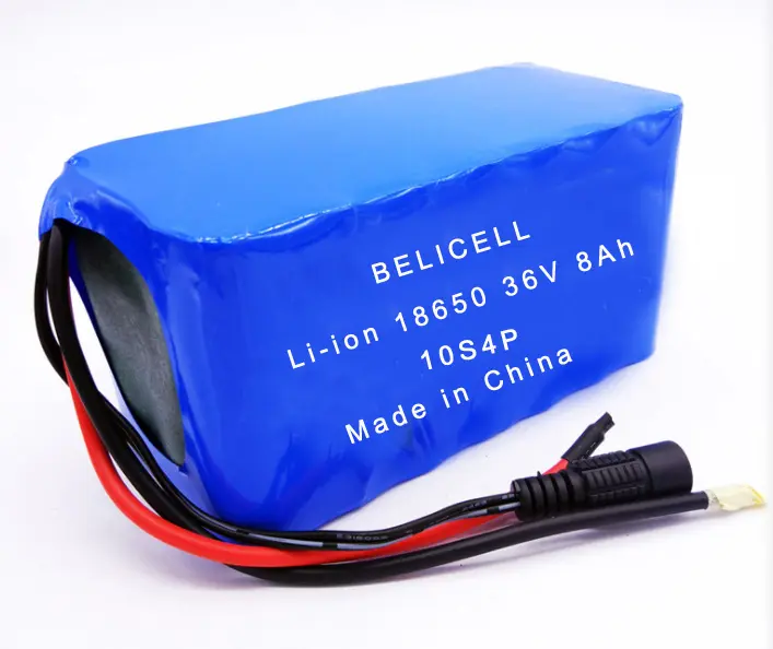 Skuter Sepeda Listrik Baterai Penyimpanan Isi Ulang 18650 36V 8Ah 10Ah 12Ah 20Ah 24Ah Baterai Lithium Ion