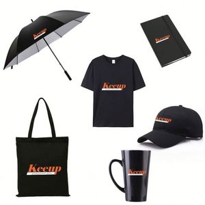 Ensemble cadeau promotionnel personnalisé avec logo : T-shirt, parapluie, bouteille d'eau, sac, chapeau – Cadeaux d'entreprise en gros pour événements d'équipe et branding - Product Image 4