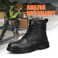 Bottes de sécurité isolées LAnoudun 10KV, imperméables, tige en microfibre, pour l'hiver, pour hommes