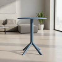 Table en plastique élégante et colorée, antidérapante, stable et durable, idéale pour les restaurants en intérieur et en extérieur