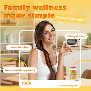 วิตามินซีแบบเม็ดเคี้ยวสำหรับผู้ใหญ่ ขายส่งจากโรงงานโดยตรง บรรเทาภูมิคุ้มกัน 90 เม็ด  จำหน่ายจำนวนมาก MOQ ต่ำ - Product Image 5