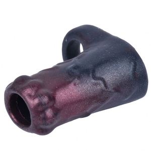 Monster Fantasy Reusable Silicon <b>Dildo</b> Sleeve Cock Extender Penis Sleeve Girth Enhancer Cock Sleeve Extender for Man - Product Image 4