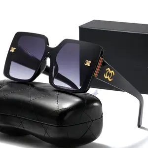 Sunglasses women's oversized frame fashion luxury designer wholesale new manufacturer women's sunglasses