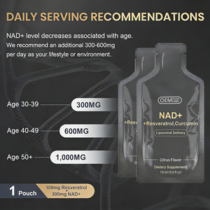 Suplemento de NAD Personalizado con Resveratrol, Cápsulas de Resveratrol NAD de Marca Privada OEM - Product Image 3