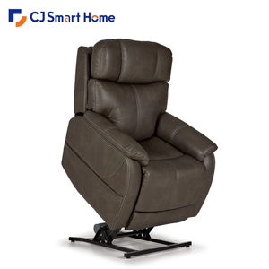 Chaise inclinable en cuir confortable et relaxante moderne <span class=keywords><strong>pour</strong></span> salon avec capacités d'inclinaison électrique et d'appui-tête - Product Image 3