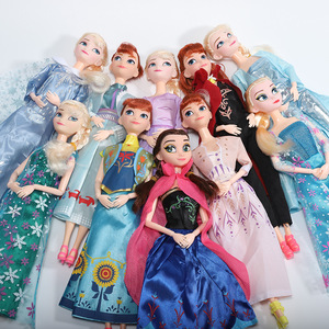 Muñeca de Vinilo de 30 cm de las <span class=keywords><strong>Hermanas</strong></span> Princesas de las Nieves, Película Clásica de Dibujos Animados de 2024, Juguete Miniatura para Niñas, Regalo para el Hogar, en Bolsa OPP - Product Image 4
