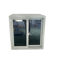 Ventanas de PVC/UPVC con Doble Acristalamiento, Venta al por Mayor de Fábrica, Vidrio Templado, Ventana Horizontal Corredera Insonorizada