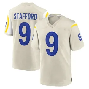 Uniforme Personalizado de Fútbol Americano para Club o Equipo, Jersey Bordado de los Rams, Royal Game 99 Donald 9 Stafford 10 Kupp 23 Kyren Williams - Product Image 5