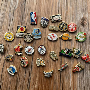 Pin Logam Enamel Kustom Promosi untuk Klub Tim Olahraga Baseball Amerika, Pin Lapel, Pin Tukar untuk Topi Tim Baseball - Product Image 3