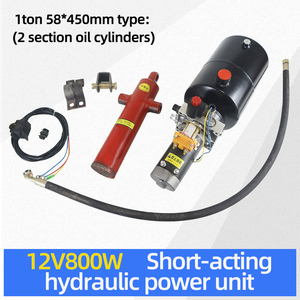 Duy nhất diễn xuất 12V DC 0.8kw điều khiển từ xa nhỏ thủy lực điện gói cho Dump Trailer Xe Tải xe nâng đơn vị - Product Image 2