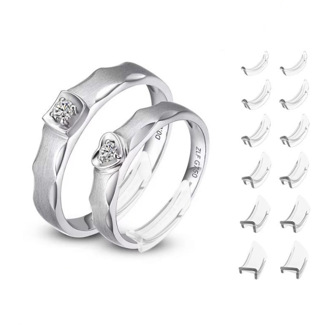 Ring Adjuster Transparent Spacer Tightener Silicone Invisible