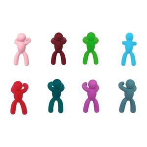Accesorios de barra de marcador de copa de vino sostenible de silicona para uso en fiestas-Etiquetas y etiquetas de identificación creativas - Product Image 4