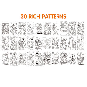 Kit <span class=keywords><strong>de</strong></span> Coloreo Creativo <span class=keywords><strong>de</strong></span> Dinosaurios Keybaby, Libro Educativo Temprano para el Aprendizaje del Inglés con Pegatinas Personalizadas, Servicio <span class=keywords><strong>de</strong></span> Impresión <span class=keywords><strong>de</strong></span> Libros Infantiles - Product Image 3