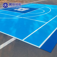 Terrain multi-sports PP Tuiles pour paddle de basket court de tennis