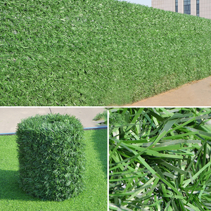 Valla de césped artificial Nueva Detección de coníferas Valla de hoja de plástico de cobertura artificial - Product Image 3